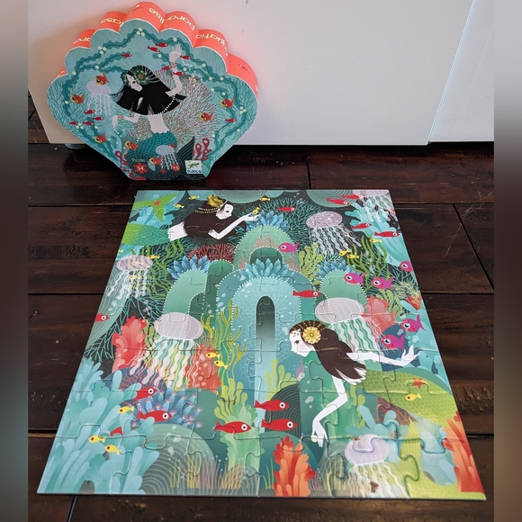 Djeco Silhouette Aquatic Paradise Puzzle - Picture 4 of 5